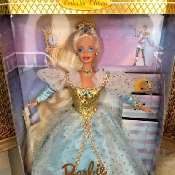NIB Vintage Y2K 1996 MATTEL Collector Edition CINDERELLA BARBIE Walt Disney
